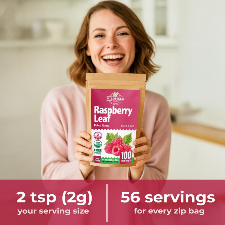 Rubus Tea 100 Bags Raspberry Leaf Tea Rasberry Leaf Herbs (Rubus Idaeus Folium ...