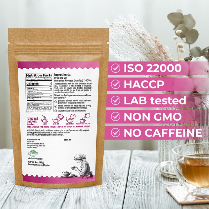 Ivan Tea 4 oz Siberian Fireweed Tea Herbal Ivan Tea Blooming Sally (Chamerion A ...