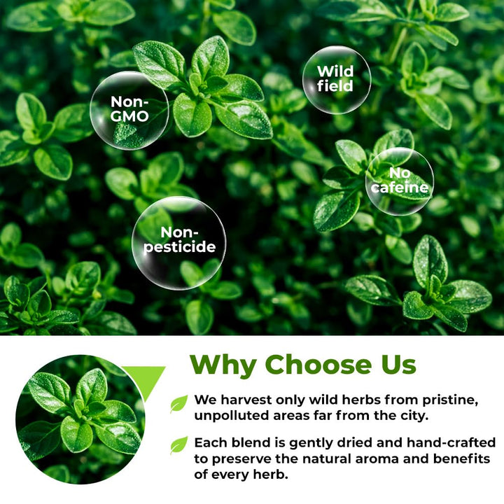 1.8 oz. Thyme Tea Thyme Leaves Tyme Herb Tea (Thymi Serpiylli Herba ...