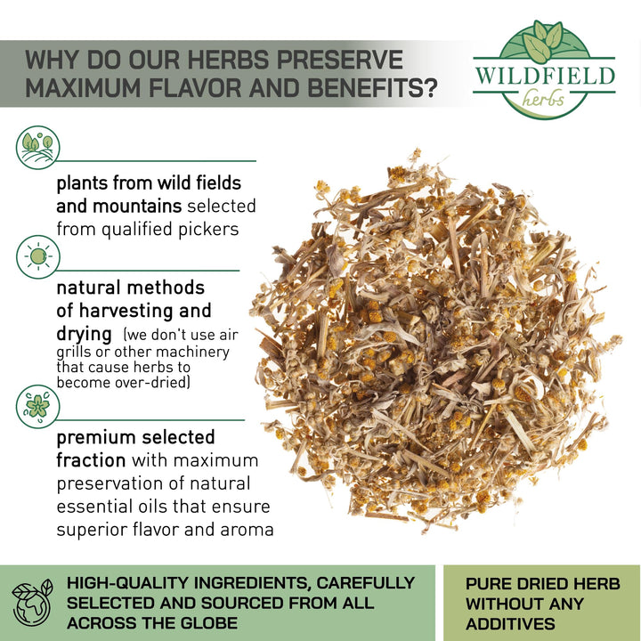 4 oz. Wormwood Tea Wormwood Herb Dried Herb Tea (Artemisia Absinthium ...