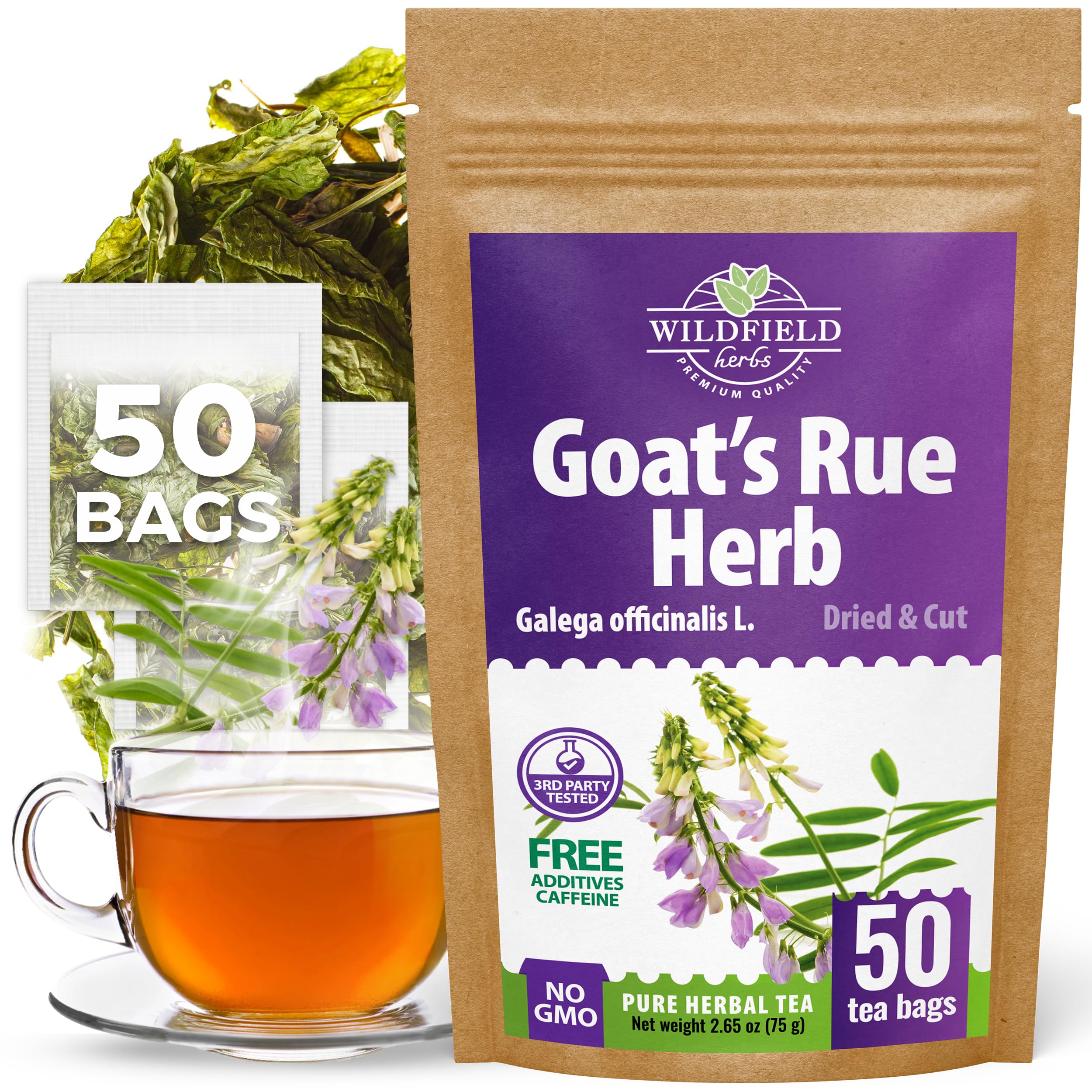 Wild Goats Rue 50 Bags Goat’S Rue Goat'S Goats Rue Herb Tea (Galega Officinalis L ...