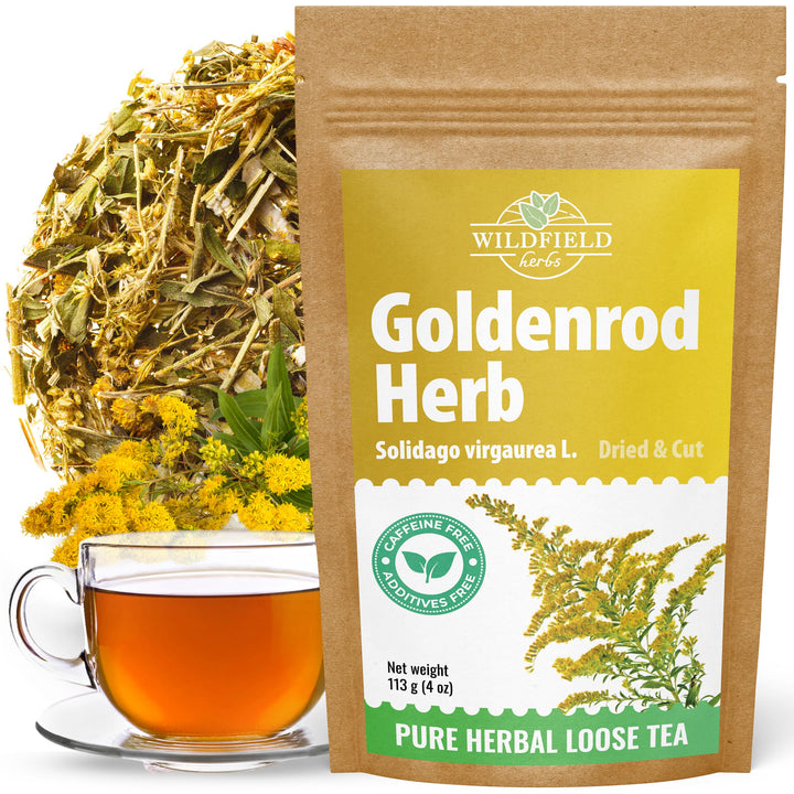 4 oz. Goldenrod Tea Herb Golden (Solidago Virgaurea L.) - 113 g Dried ...