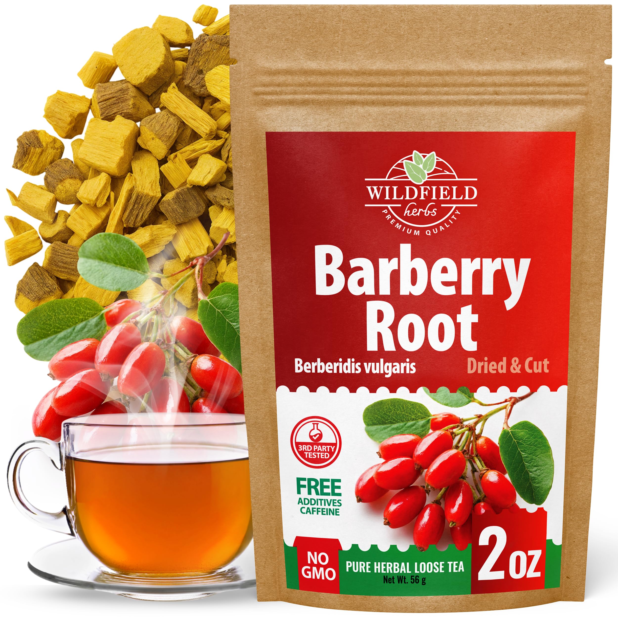 2 oz. Barberry Root Herbal Tea (Berberis vulgaris) – 56g Dried Barberr ...