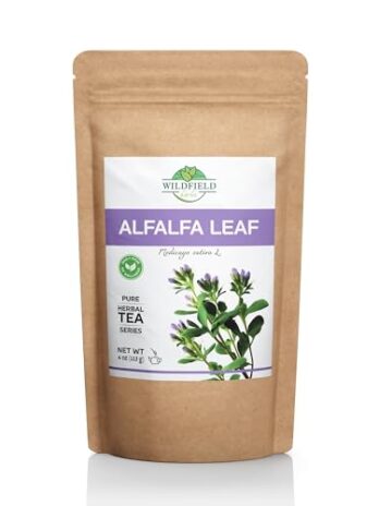 4 oz Alfalfa Leaf Alfalfa Herb Tea (Medicago sativa) – 113g Tea Bags Alfalfa Loose Leaf Tea Herbal Alfalfa Leaves