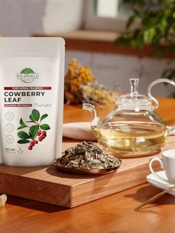 4 oz. Dried Cowberry Lingonberry Leaves Herbal Tea (Folium Vitis idaea L.) – 113g Cowberry Leaf Herb Tea Hojas de arándano rojo (arándano)