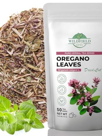 50 Bags Oregano Tea Dried Oregano Leaves Herbal Tea Bag (Origanum vulgare L.) – 50 Count 1.5g Tea Bags Dry Oregano Leaf Herb Tea orégano