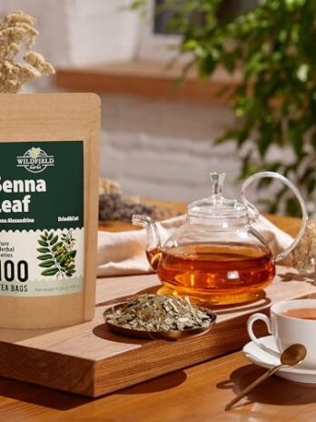 100 Bags Senna Leaf Senna Leaves Tea Bags Herbal Tea (Senna alexandrina) – 100 Count 1.5g Tea Bags Senna Loose Leaf Tea hoja de sen hojas de sen para te