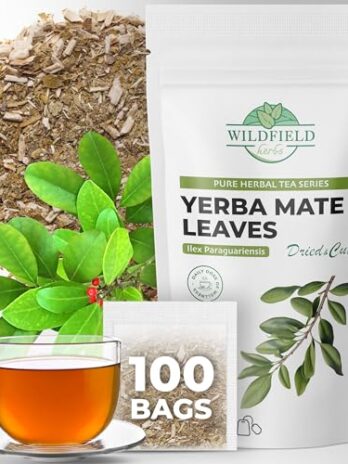 100 Bags Yerba Mate Tea Bag Herb Tea (Ílex paraguariénsis) Yerba Mate Tea Bags – 100 Tea Bags hoja de yerba mate