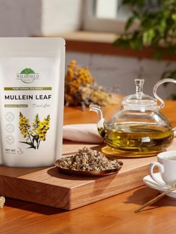 4 oz. Mullen Tea Mullein Tea Leaf (Verbáscum L.) – 113g Mullen Leaves Mullein Loose Leaf Tea Hoja de gordolobo