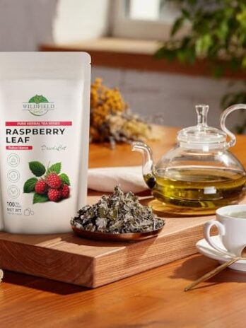 100 Bags Raspberry Leaf Tea Rasberry Leaf Herbs (Rubus idaeus folium) – 100 Count 1.5g Tea Bags Rasberry Leave Tea Hojas de frambuesa