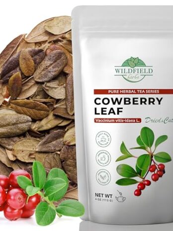 4 oz. Dried Cowberry Lingonberry Leaves Herbal Tea (Folium Vitis idaea L.) – 113g Cowberry Leaf Herb Tea Hojas de arándano rojo (arándano)