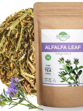 4 oz Alfalfa Leaf Alfalfa Herb Tea (Medicago sativa) – 113g Tea Bags Alfalfa Loose Leaf Tea Herbal Alfalfa Leaves