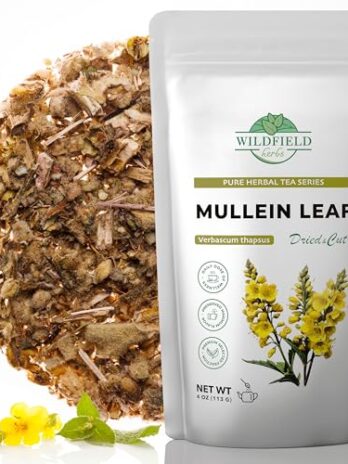 4 oz. Mullen Tea Mullein Tea Leaf (Verbáscum L.) – 113g Mullen Leaves Mullein Loose Leaf Tea Hoja de gordolobo