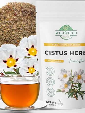 4 oz. Cistus Tea Cistus Incanus Tea Herbal (Cístus L.) – 113g Cistus Herb Tea Cistus creticus