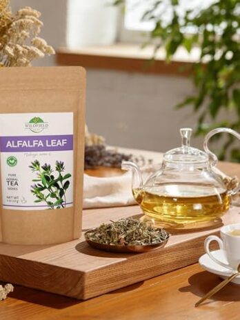 4 oz Alfalfa Leaf Alfalfa Herb Tea (Medicago sativa) – 113g Tea Bags Alfalfa Loose Leaf Tea Herbal Alfalfa Leaves