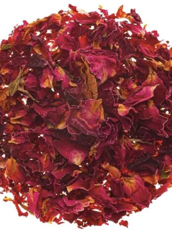 4 oz. Rose Tea Dry Rose Petals Herbal Tea (Rosa rubiginosa) – 113g Tea Bags Rose Petals Dried pétalos de rosa