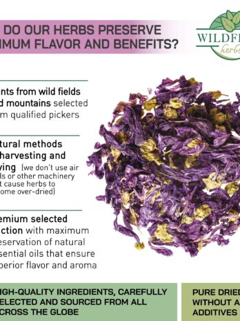 4 oz. Malva Tea Mallow Herb Mallow Flower Leaves Herbal Tea (Malva) – 113g Mallow Flower Herb Tea