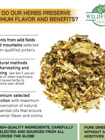 4 oz. Agrimony Herb Dried Cut Agrimony Herb Tea (Agrimonia eupatoria L.) – 113g Agrimonia Herbal Tea Flor de hierba de san guillermo