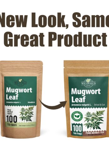 100 Bags Dried Mugwort Tea Mugwort Herb Dried Tea (dried Artemisia vulgaris herb) – 100 Count 1.5g Tea Bags Mugwort Loose Leaf Herbal Tea Artemisa