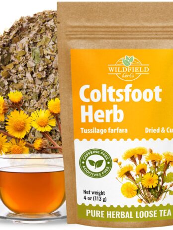 4 oz. Coltsfoot Herb Leaf Tea (Tussilago farfara) – 113g Coltsfoot Leaf Herb Tea Uña de caballo