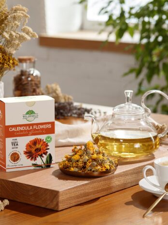 24 bags Calendula Tea Dried Calendula Flowers Herb Herbal Tea (Calendula officinalis) – 24 Count 2g Tea Bags Calendula Flowers Flower Herb Tea kalendula te de calendula