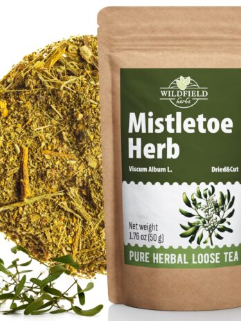 1.8 oz. Dried Mistletoe Herb Tea Goat’s (Viscum) – 50g Mistletoe Herb Herbal Tea Muerdago