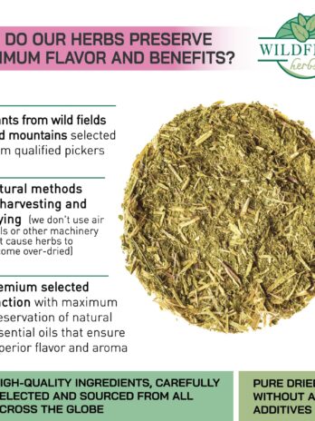 WILDFIELD HERBS 24 Bags Ivan Tea Siberian Fireweed Tea Herb Blooming Sally Tea (Chamerion angustifolium) – Herbal Tea Ivan Chai 24 Count 2g Tea Bags Epilobium angustifolium Иван Чай