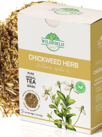 24 bags Chickweed Herb Chickweed Tea (Stellaria media) – 24 Count 2g Tea Bags Chickweed Herbal Tea Capiqui