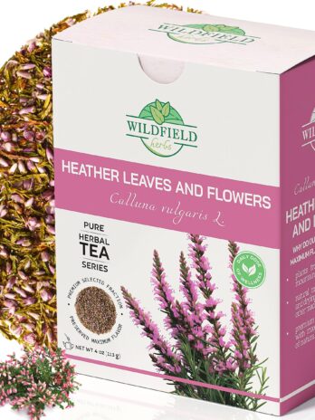 4 oz. Dried Heather Flowers And Leaves Herbal Tea (Calluna vulgaris) – 113g Brecina flores y hojas