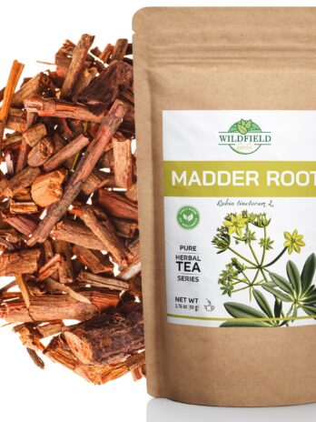 1.8 oz. Dried Madder Root Herb Tea (Rubia Tinctorum) Dried Cut Madder Roots Herbal Tea – 50g