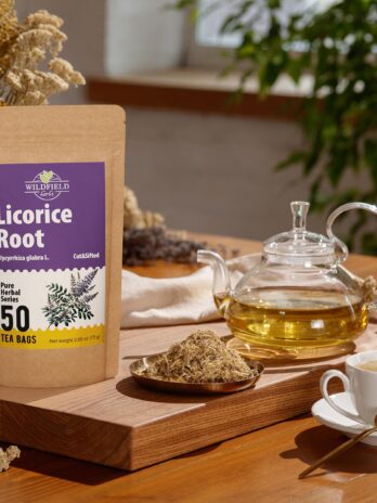 50 Bags Licorice Root Tea Liqorish Root Liquorice Root Tea Herb (Glycyrrhiza Glabra) – 50 Count 1.5g Tea Bags Licorice Roots Licorace Root Herbal Tea Raiz de regaliz