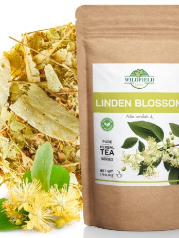 20 bags Linden Tea Dried Linden Flower Tea Herbal (Tilia cordata) – 20 Count 1.5 g Tea Bags Linden Flowers Tea Herb Lipa