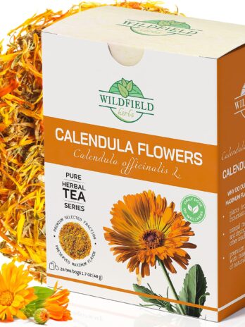 24 bags Calendula Tea Dried Calendula Flowers Herb Herbal Tea (Calendula officinalis) – 24 Count 2g Tea Bags Calendula Flowers Flower Herb Tea kalendula te de calendula