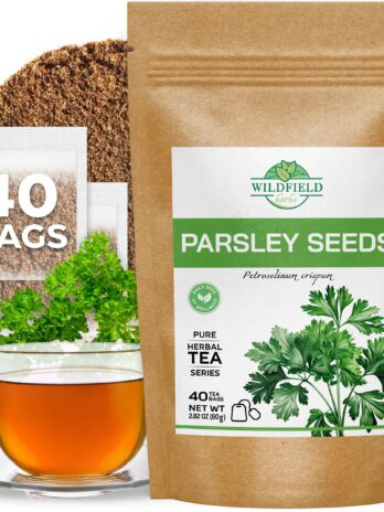 40 bags Parsley Tea Bags Herb Tea (Petroselinum crispum) – 40 Count 2 g Tea Bags Parsley Herbal Tea Semillas de perejil