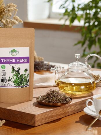 100 bags Thyme Tea Thyme Leaves Tyme Herb Tea (Thymi Serpiylli Herba) – 100 Count 1.5 g Tea Bags Thymus Serpyllum Herb Tea Breckland Creeping Thyme