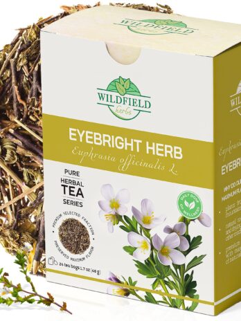 Dried Eyebright Dried Herb Tea (Euphrasia) Eyebright Dried Herbal Tea – 24 Count 1.5 g Tea Bags