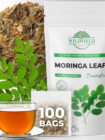 100 Bags Moringa Leaves Moringa Tea Leaves Herbal Tea (Moringa Oleifera) – 100 Count 1.5g Tea Bags Moringa Leaf Tea Herb