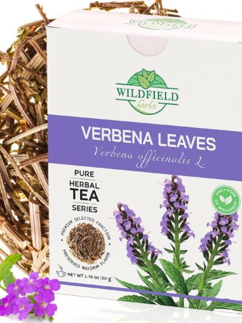 1.8 oz. Verbena Tea Dried Cut Leaves Herbal Tea (Verbena officinalis) – 50g Verbena Dried Cut Leaf Herb Tea