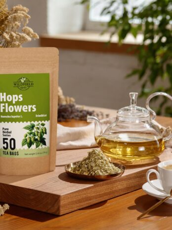 50 Bags Hop Tea Hops Herb Dried Hops Flowers Herbal Tea (Humulus lupulus) – 50 Count 1.5g Tea Bags Hops Flowers Herb Tea Lupulo entero