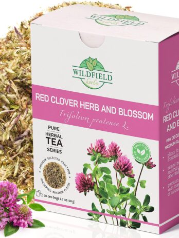 24 bags Red Clover Tea Red Clover Herb Dried Red Clover Blossom (Trifolium pratense) – 24 Count 2g Tea Bags Dried Cut Red Clover Herb and Blossom Bulk Herbal Tea Trebol rojo