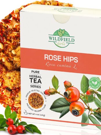 4 oz. Dried Rosehips Dried Rose Hips Rose Hip Tea Crushed Rose Hips (Roza Cinamomea) – 113 g Rosehip Berries Whole Rose Hips Escaramujo