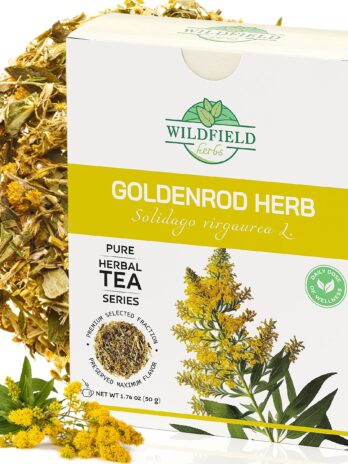 1.8 oz. Goldenrod Tea Herb Golden (Solidago virgaurea L.) – 50g Dried Golden Rod Herbs Herbal Tea