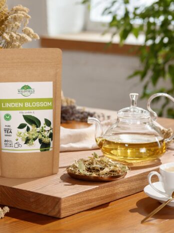 20 bags Linden Tea Dried Linden Flower Tea Herbal (Tilia cordata) – 20 Count 1.5 g Tea Bags Linden Flowers Tea Herb Lipa