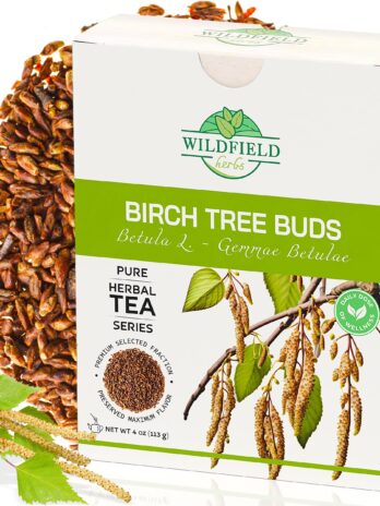 4 oz. Birch Tree Buds Herbal Tea (Betulae Gemmae) – 113g Dried Birch Tree Buds Betula pendula Birch Roth Leaf Herb Tea hojas te de abedul