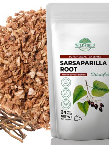 24 Sarsaparilla Root Tea Herbal Tea (Smilax glabra) – 24 Count 1.5g Sasperella Root Herb Tea raíz de zarzaparella