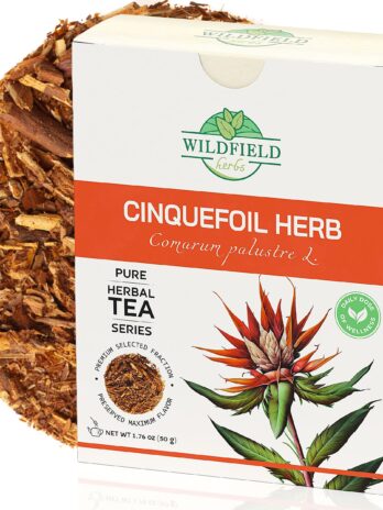 1.8 oz. Cinquefoil Herb Five Finger Grass Dried Potentilla Palustris Herbal Tea (Comarum palustre L.) – 50 g Sabelnik Herb Tea