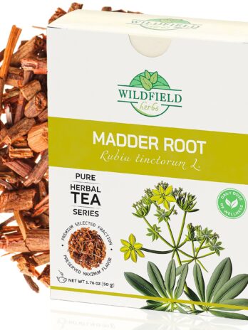 1.8 oz. Madder Root Herb Tea (Rubia Tinctorum) – 50g Dried Cut Madder Roots Herbal Tea Raíz rubia más loca