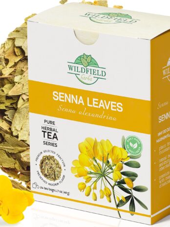 24 bags Senna Leaf Senna Leaves Tea Bags Herbal Tea (Senna alexandrina) – 24 Count 2g Tea Bags Senna Loose Leaf Tea hoja de sen hojas de sen para te