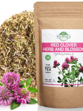 4 oz. Red Clover Tea Red Clover Herb Dried Red Clover Blossom (Trifolium pratense) – 113g Dried Cut Red Clover Herb and Blossom Bulk Herbal Tea Trebol rojo