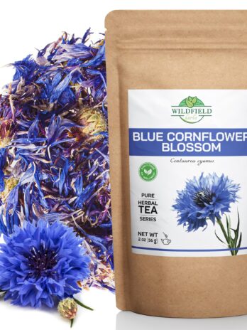 2 oz. Dried Blue Cornflower Flower Blossom (Centaurea cyanus) – 56g Blue Cornflower Herb Tea Petals Bulk Herbal Tea